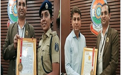 Raipur Police's 'Hello Zindagi' campaign registered its name in the Golden Book of World Records.