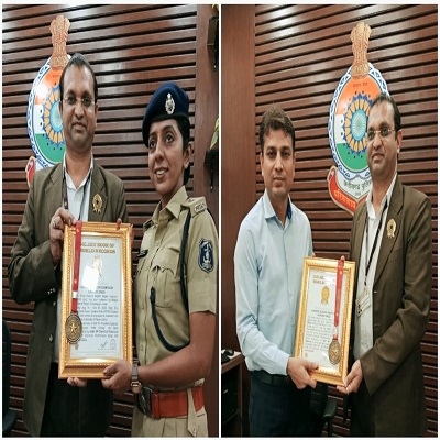 Raipur Police’s ‘Hello Zindagi’ campaign registered its name in the Golden Book of World Records.