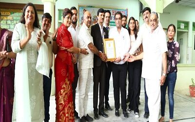 World record created by maximum number of people lining up to create a human depiction of a house, recorded in the Golden Book of World Records