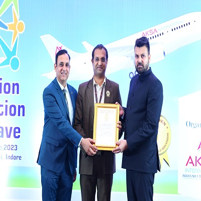 AKSA International creates world record by providing aviation education and training, name registered in Golden Book of World Records