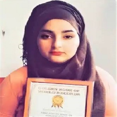 Bushra Nida created a world record by writing the world’s first poetry book based on the periodic table