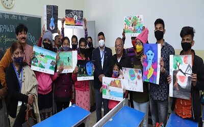 Mega Drawing Carnival organized at Joy Senior Secondary School entered in Golden Book of World Records