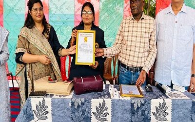 Football competition and umbrella rally organized under SVEEP in Balrampur-Ramanujganj district registered in the Golden Book of World Records