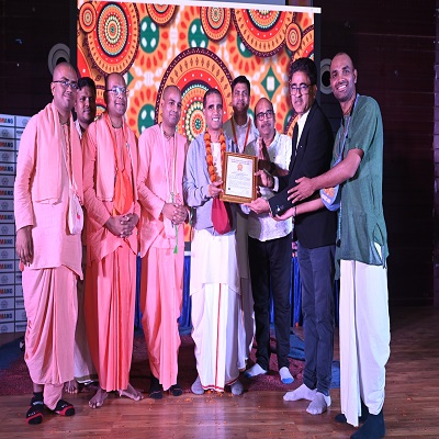 Created a world record by performing Divine Rock Sankirtan in "Umang: The Mega Youth Festival 2024" organized by ISKCON Prachar Kendra Jagdalpur