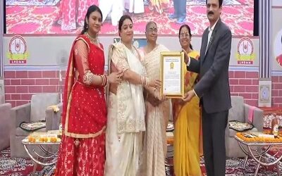 Shri Laxminarayan Dev Mahila Mandal created a world record by organizing vaccination camps across the country to prevent cervical cancer