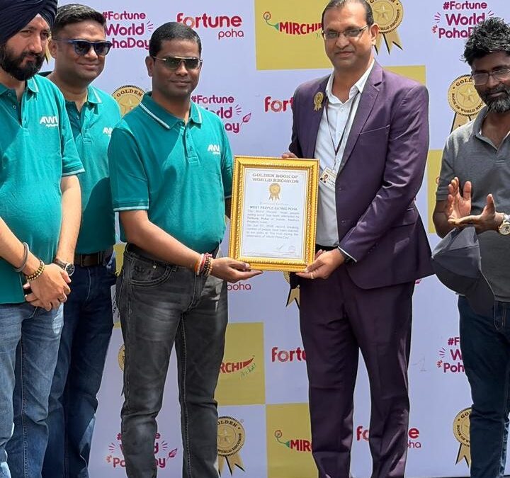 Indore celebrated the World Poha Day by setting a Word Record with Poha