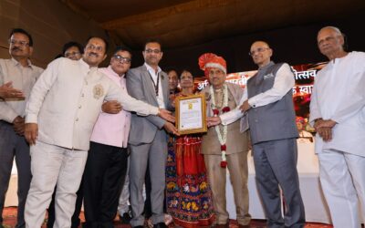 Agrasen Mahasabha created a Golden Book of World Record by historic felicitation of 81 senior citizens above 81 years